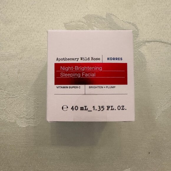 Korres Apothecary Wild Rose Night-Brightening Sleeping Facial – 40ml / 1.35 fl - Picture 1 of 3